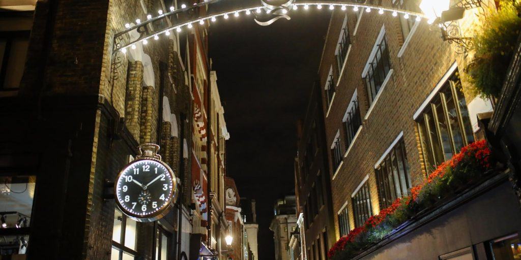 Soho at night