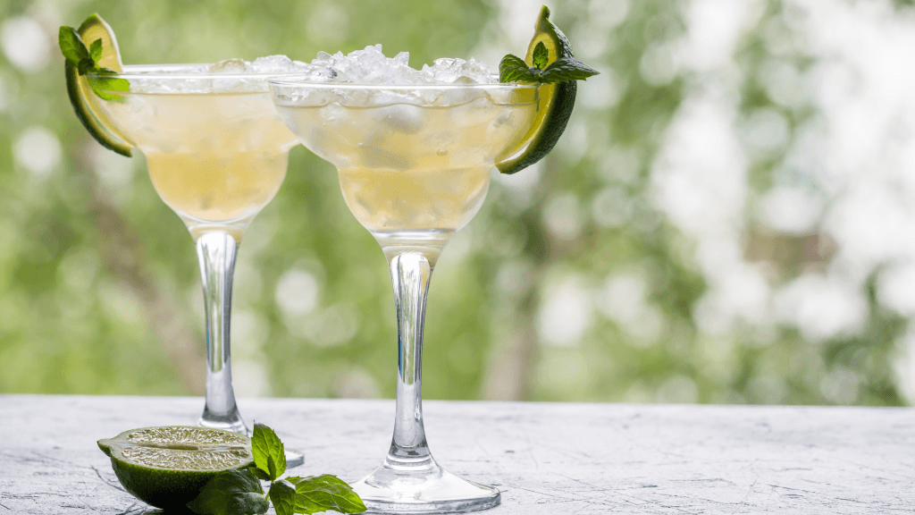 Lime Margarita Mexican cocktails