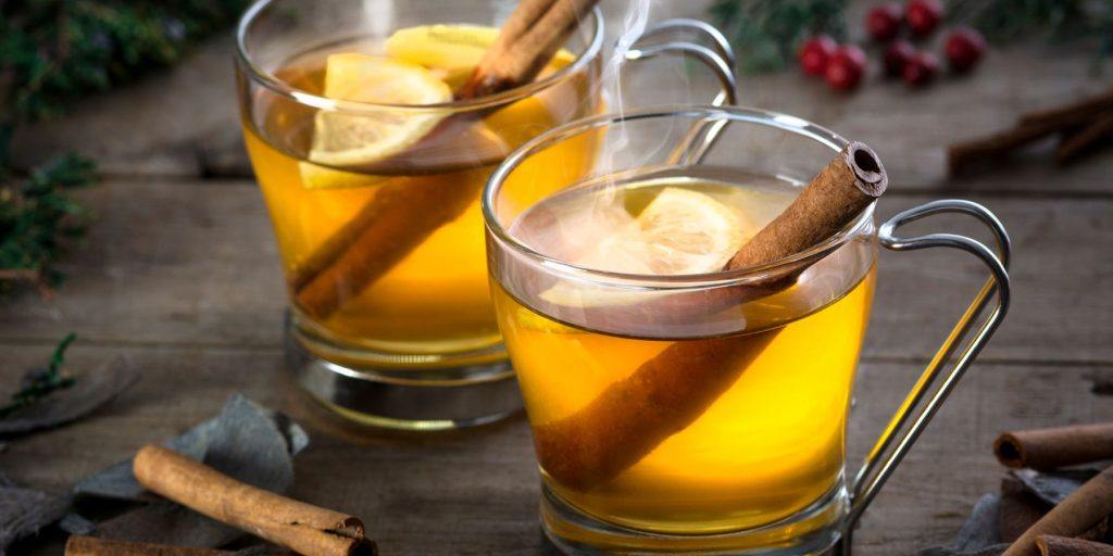 Classic hot buttered rum