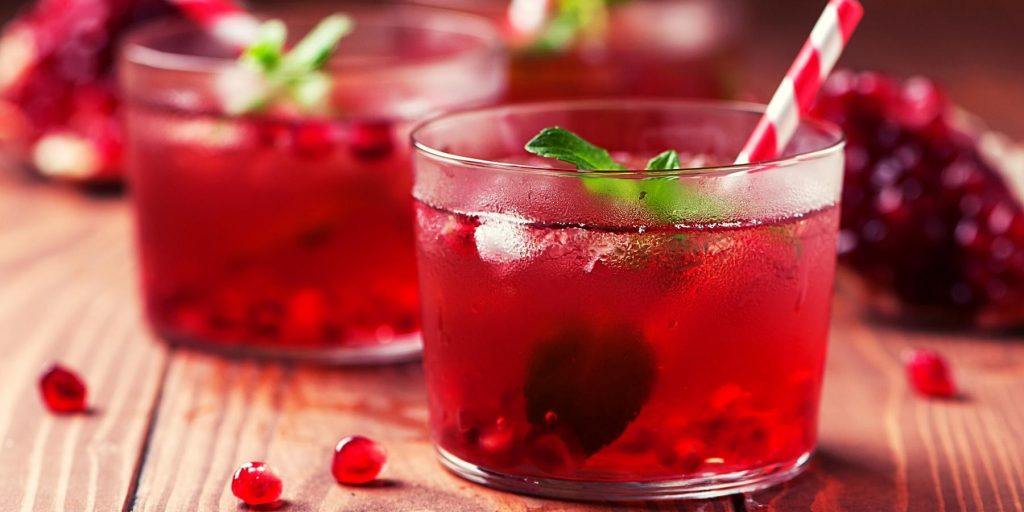 Pomegranate Margaritas 