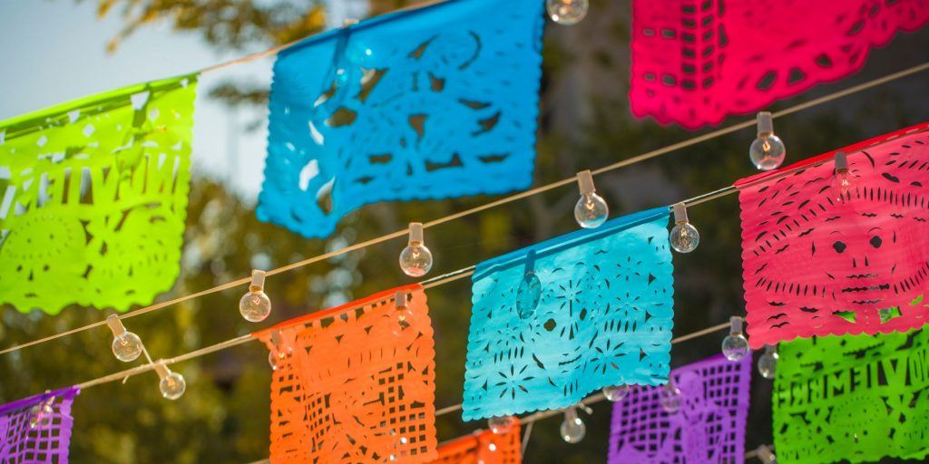 Mexican paper bunting