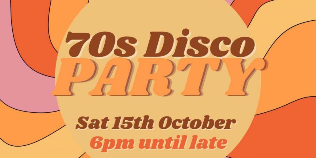 70s Disco party invititation