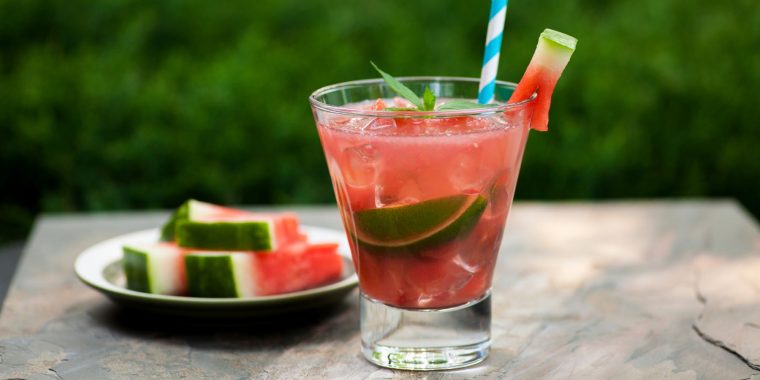 Bourbon Watermelon Cocktail