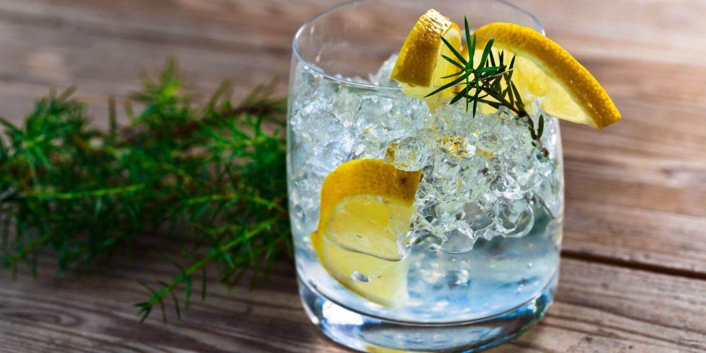 A delicious G&T with rosemary