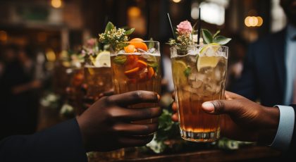 Gorgeous Big Batch Wedding Cocktails for Easy Pouring