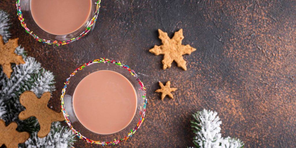 Sugar cookie martini