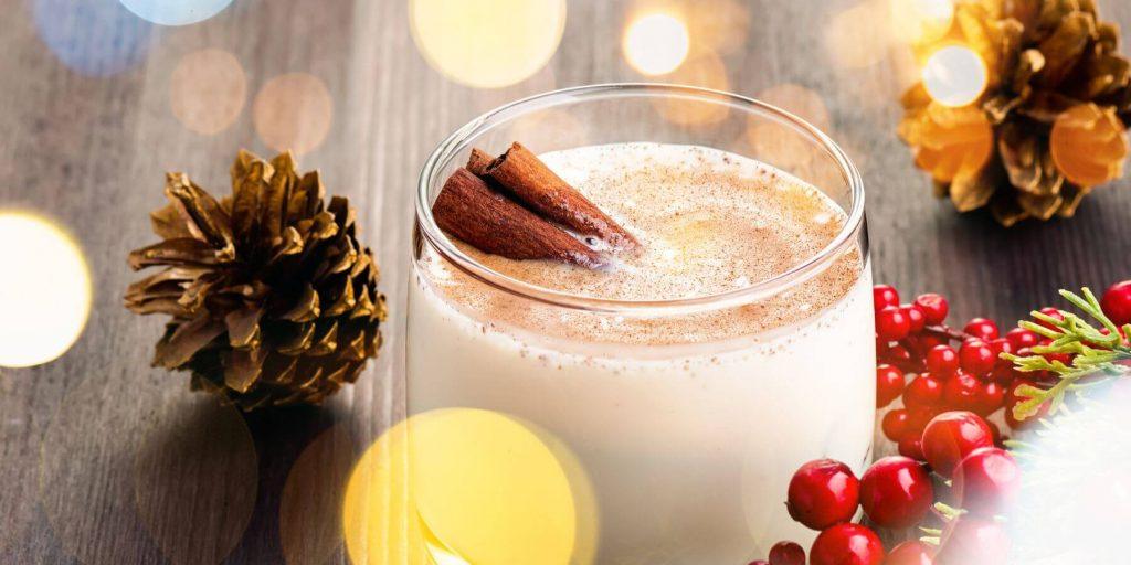 Easy rum eggnog