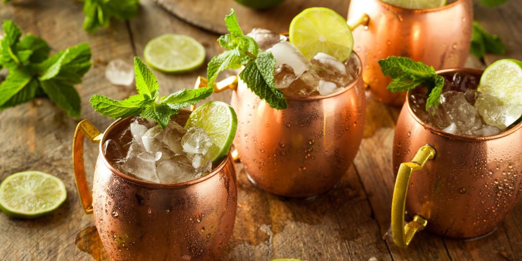 Non-Alcoholic Mexican Mule mocktail 