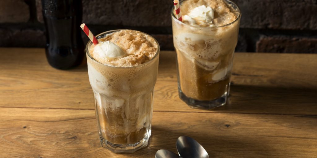 Two Root Beer Float Cocktails