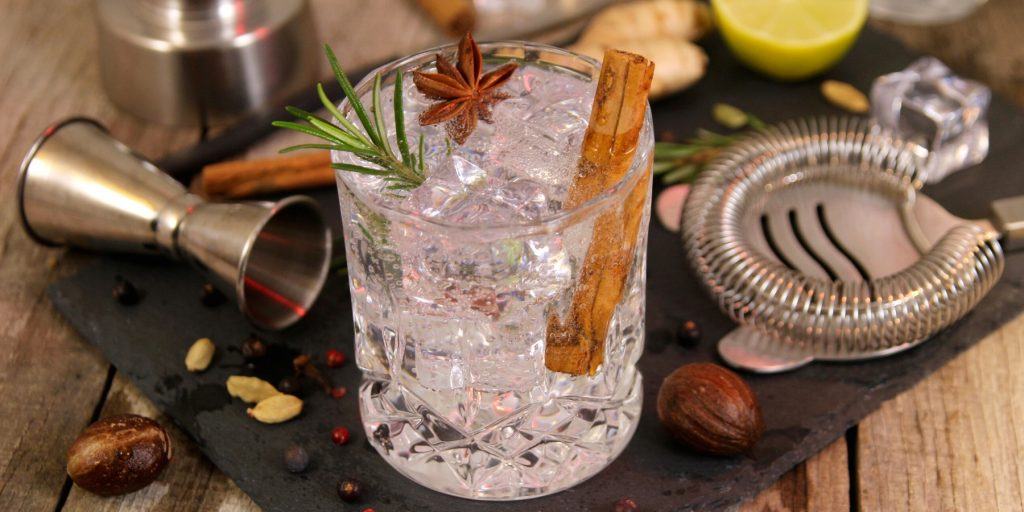 A spiced Jaljeera Gin and Tonic