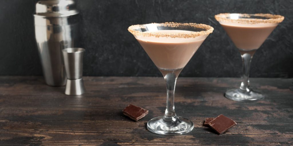 A tempting pair of Toblerone cocktails that's tailor-made for chocolate lovers