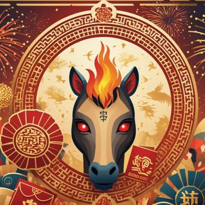Year of the Fire Horse feature image for Chinese Lunar New Year