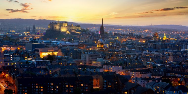 City view of Edinburgh