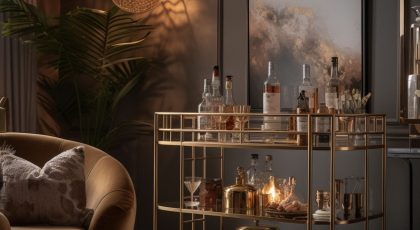 18 Stylish Bar Cart Ideas to Play with at Home