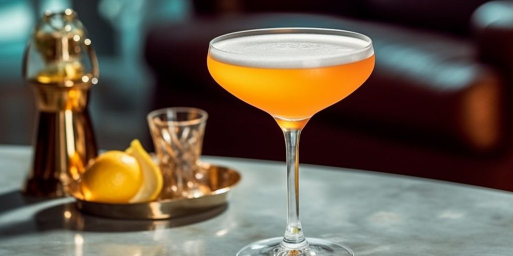 An Earl Grey Marteani on a white marble table in the drawing room of a grand mansion