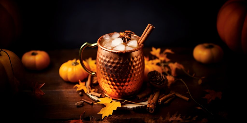 Pumpkin Spiced Mule cocktail