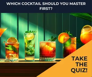Ad banner for cocktail quiz for newbies