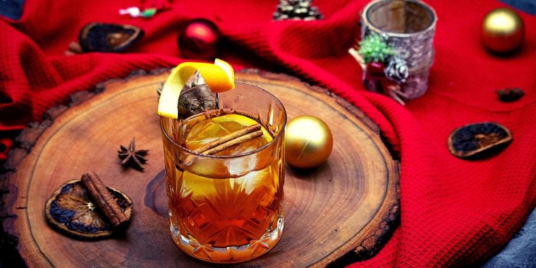 Bourbon Christmas Cocktail