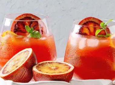 Our Deliciously Crimson Blood Orange Vodka Cocktail
