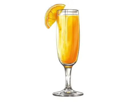 Orange Juice and Champagne Mimosa