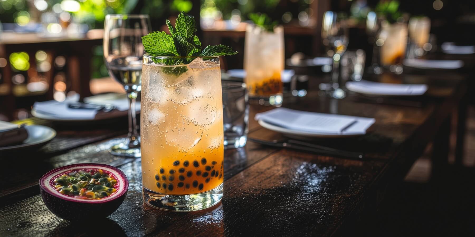 Passionfruit Gin Cocktail: Fall in Love