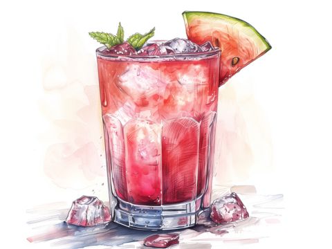 Watermelon Tequila Cocktail