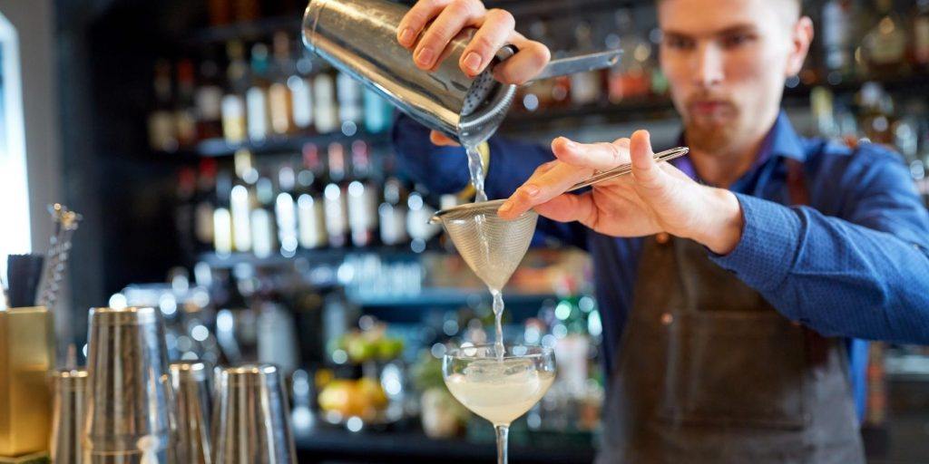 Bartender Pouring Cocktail