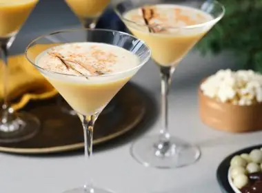 Create Some Christmas Flair with an Eggnog Martini Recipe