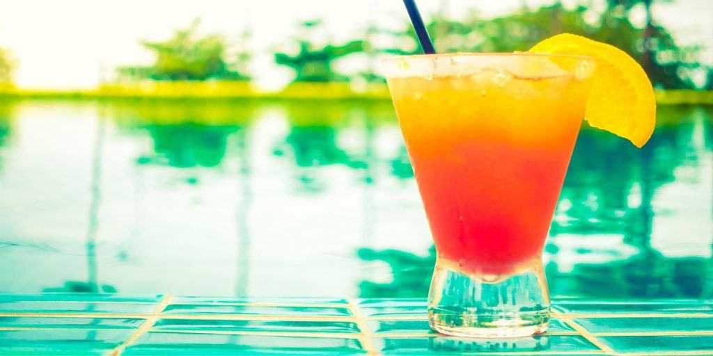 Sunset Margarita Mocktail