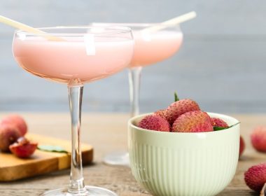 The Totally Tropical Lychee Martini