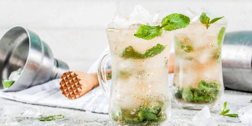 Mint Julep Iced Tea Cocktail