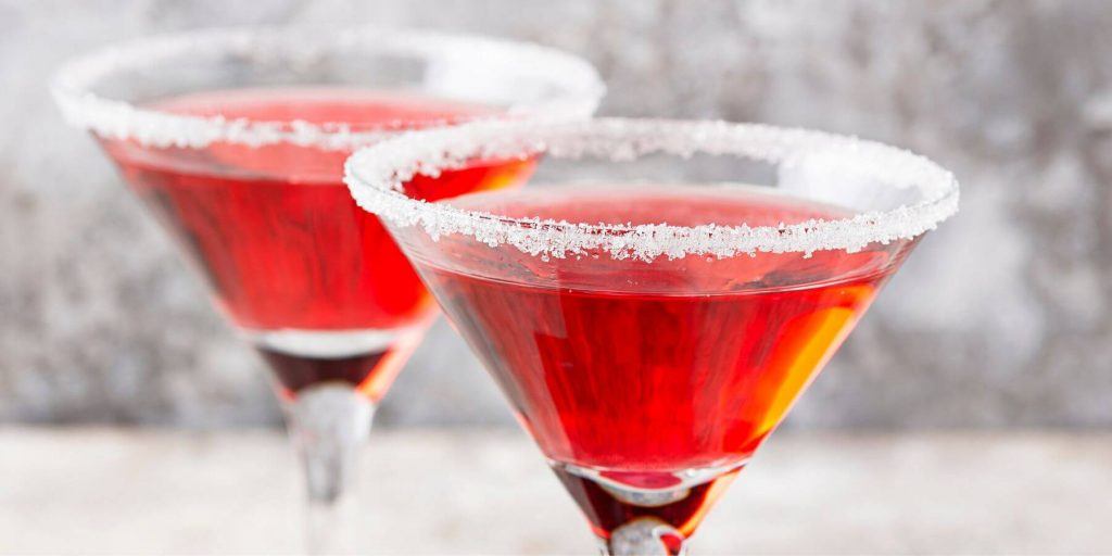 Cherry Christmas Martini