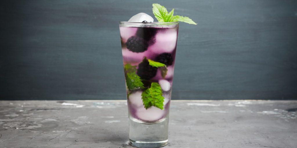 Blackberry Prosecco Mojito