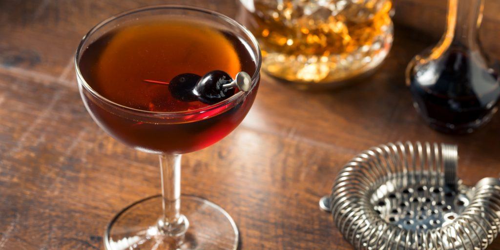 Black Cherry Manhattan cocktail