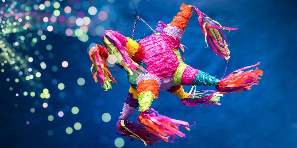 A colourful pinata