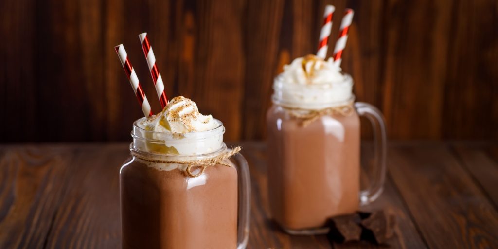 Two Mexican Milkshake Cocktails