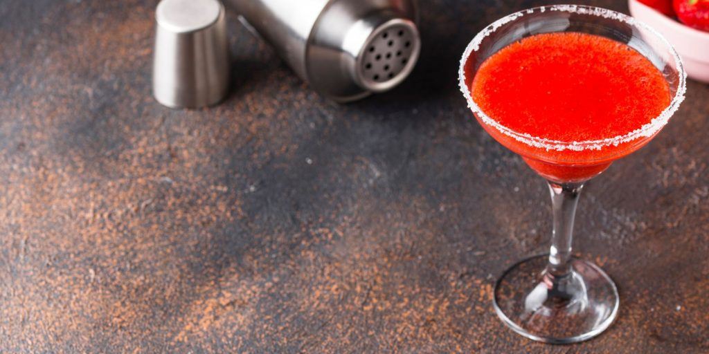 Tomato Margarita cocktail 