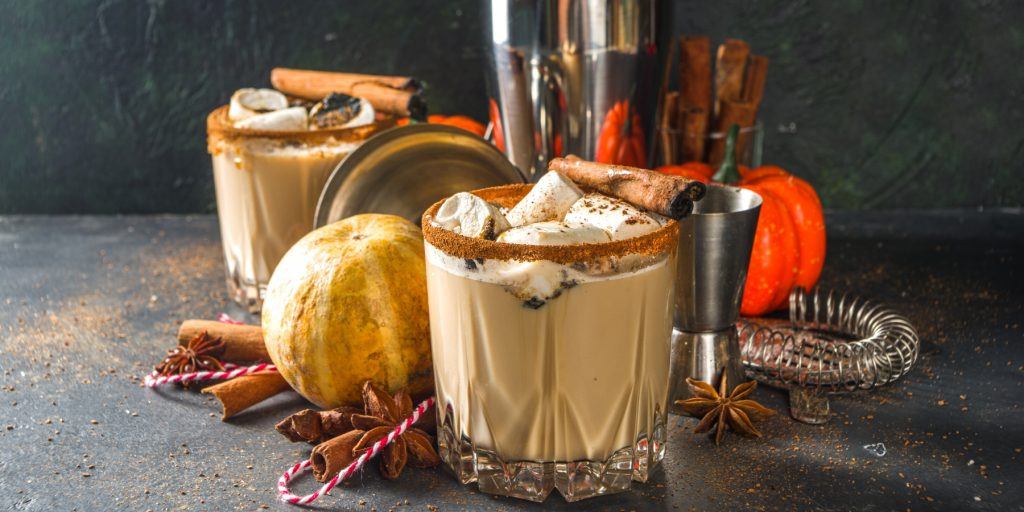 Pumpkin Spice White Russian Cockail