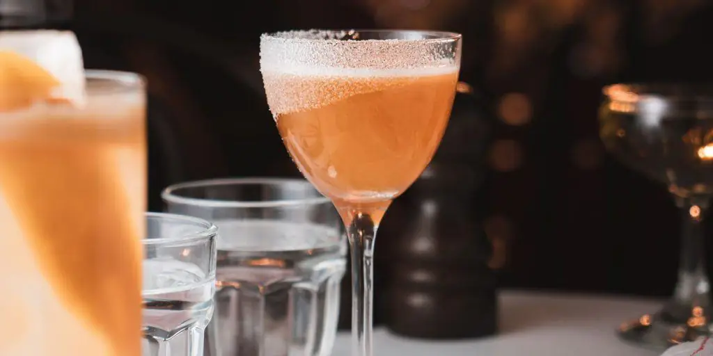 The alluring Sumo in a Sidecar cocktail with lashings of apricot flair