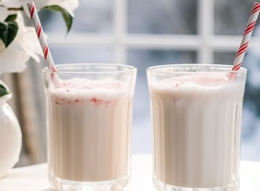 Peppermint White Russian Mocktail