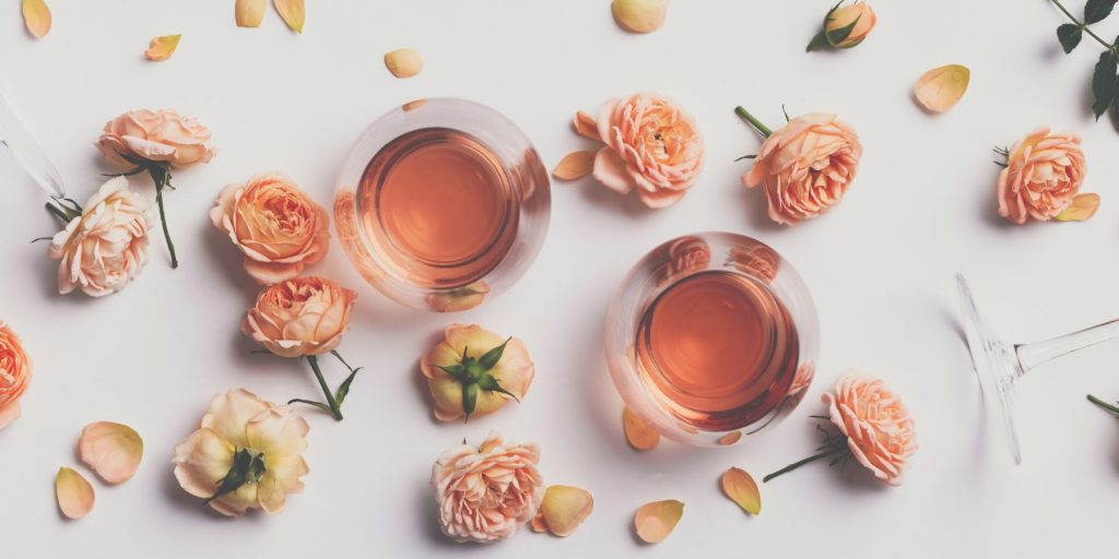 Treat your significant other to a romantic Rose Colored Glass cocktail 