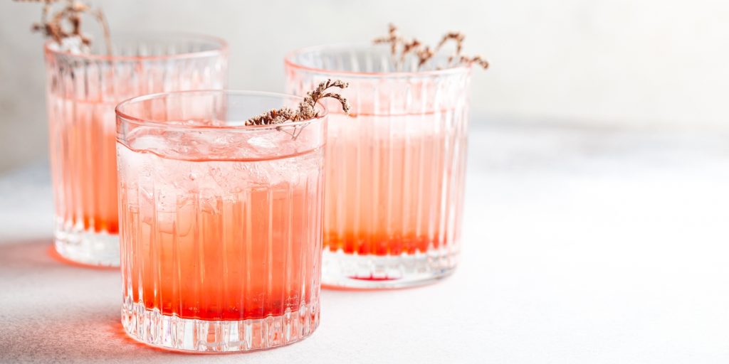 Three Azalea refreshing cocktails