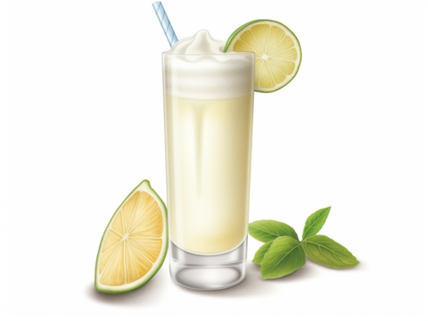 Classic illustration of a Ramos Gin Fizz