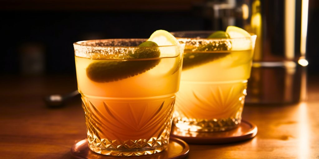Pickle Juice Whiskey Sour