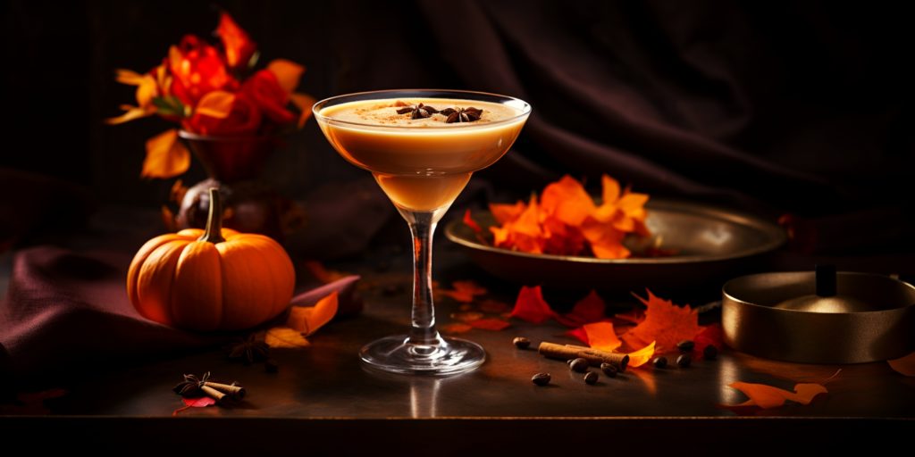 Fall-themed Pumpkin Martini