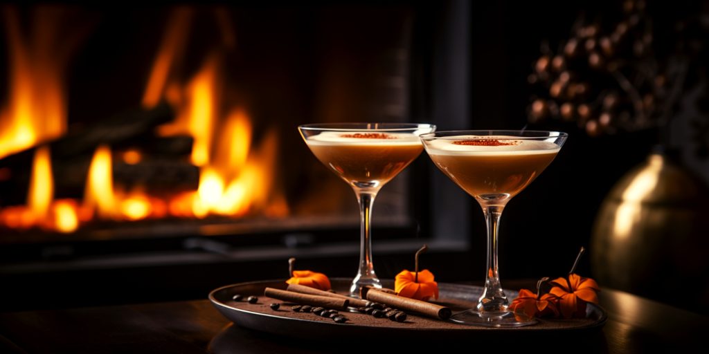 Pumpkin Spice Espresso Martinis