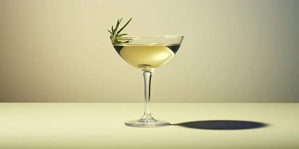 Reverse Martini in coupe glass