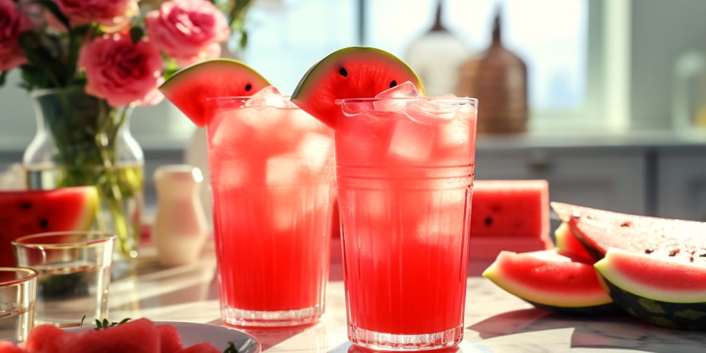 Spiked Watermelon Lemonade Cocktails