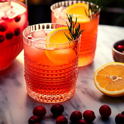 Sparkling Non-Alcoholic Holiday Punch Recipe For Thanksgiving