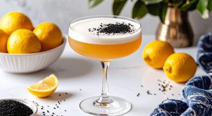Black Sesame Cocktails: Nutty, Toasty & Totally Trending